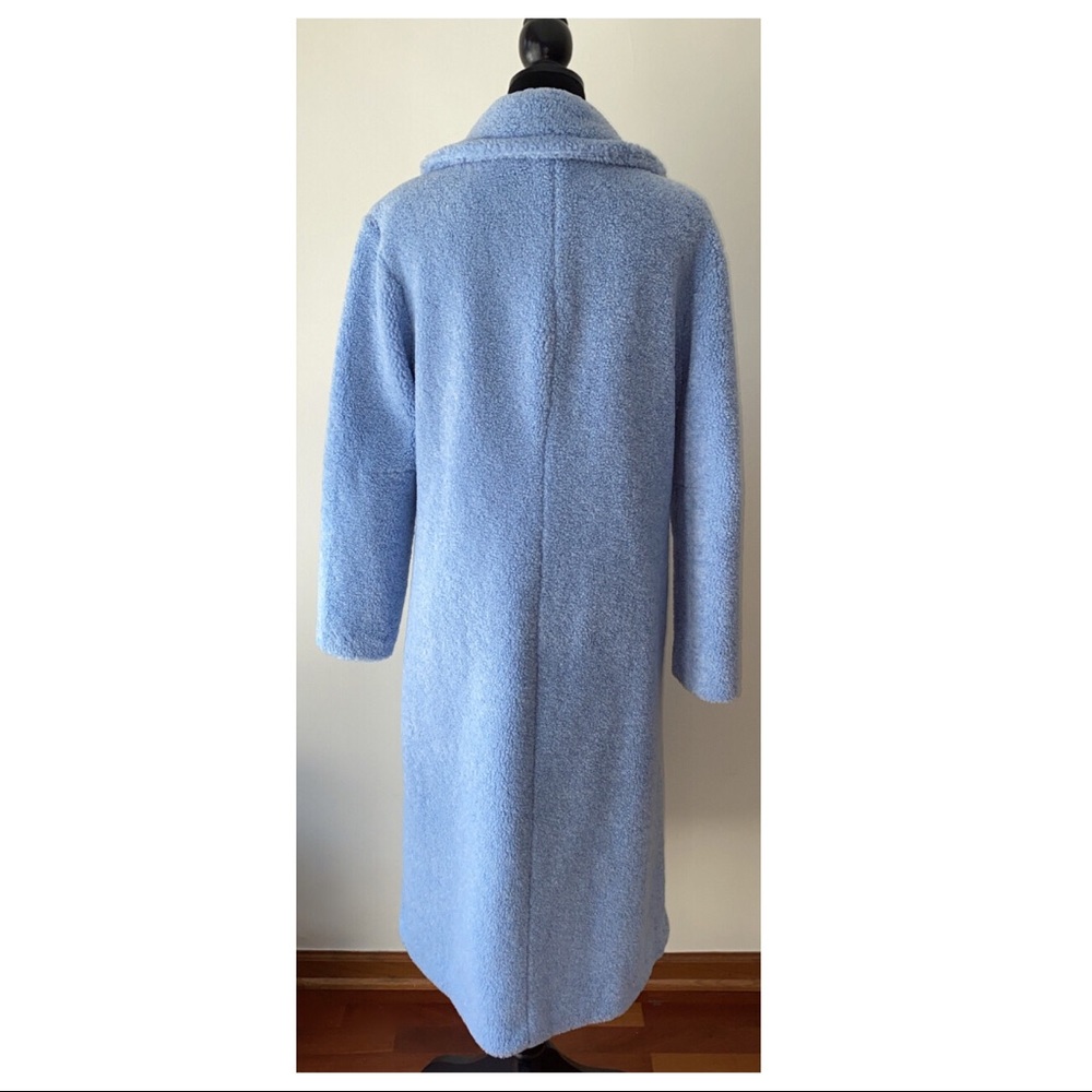 💥6 HR SALE💥 SOMETHING NAVY TEDDY FAUX FUR COAT - Picture 6 of 8